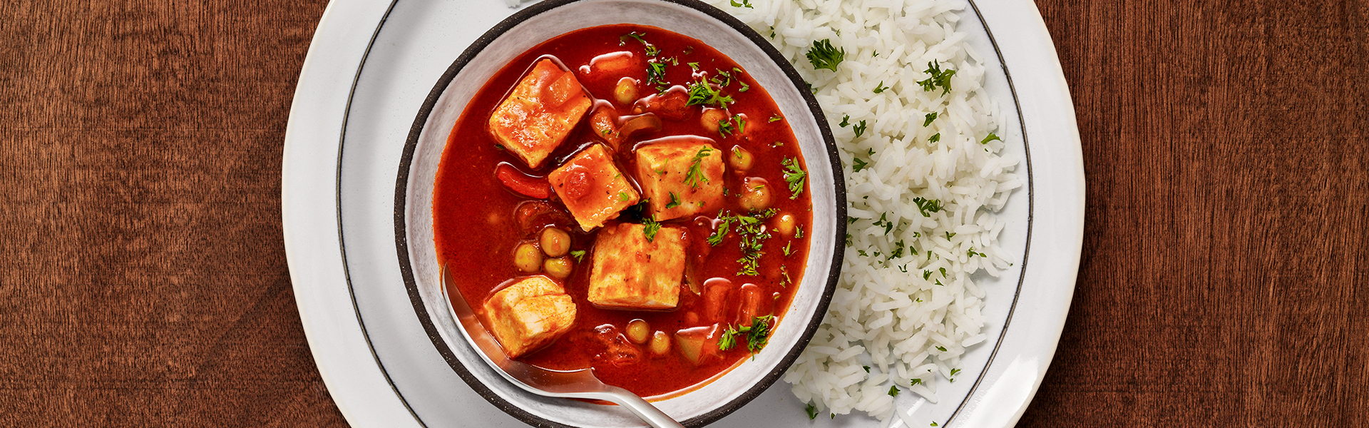 Vegan Chickpea Tofu Dinner