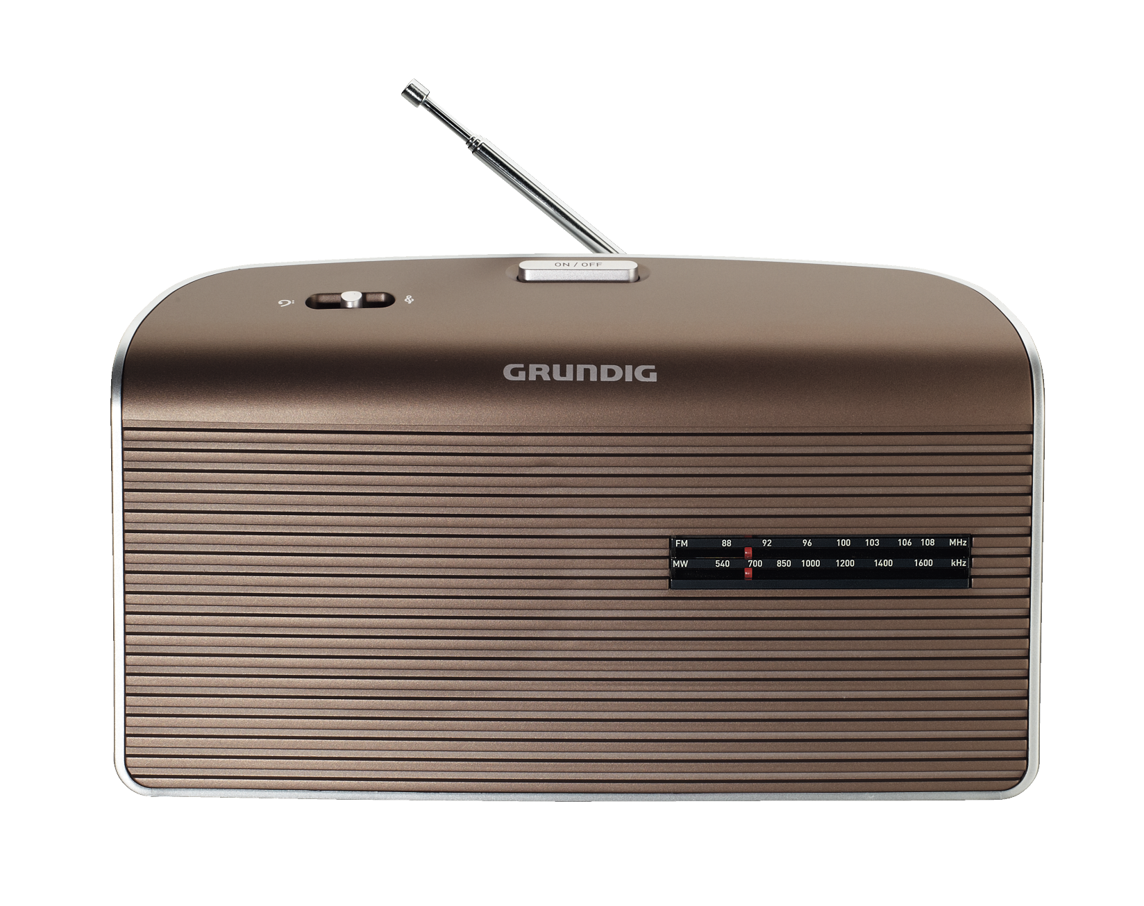 Radio FM portable bluetooth FM DAB+ Marron - GRUNDIG